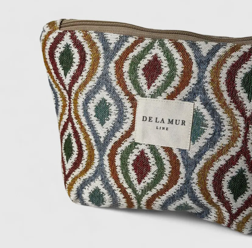 Wavy Pattern Toiletry Bag