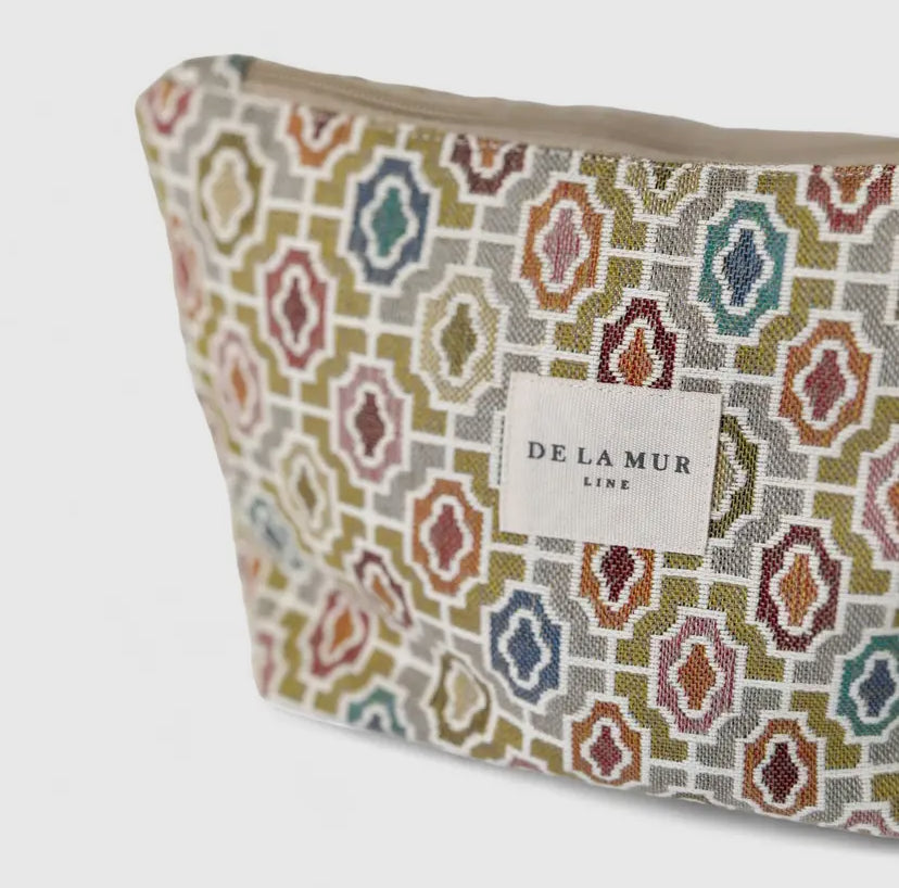 Woven Pattern Toiletry Bag