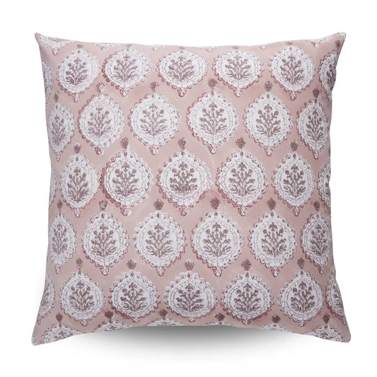 Pink Bathwick Cushion Cover with Optional Cushion Insert