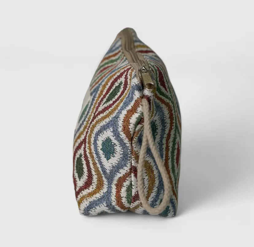 Wavy Pattern Toiletry Bag