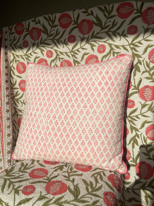 The Carmine Arlington Cushion Cover With Piping